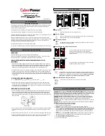 CyberPower Utility Tower Series UPS UP350TE User Manual preview