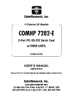 CyberResearch COMPH 7202-E User Manual preview