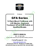 CyberResearch GFA Series User Manual preview