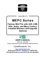 CyberResearch MEPC 1200-004-X User Manual preview