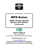 Preview for 1 page of CyberResearch MPD 06AG User Manual