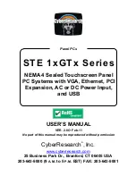 Предварительный просмотр 1 страницы CyberResearch STE 1xGTx Series User Manual