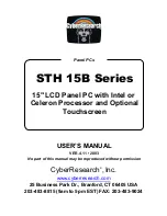 Preview for 1 page of CyberResearch STH 15B Series User Manual