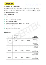 Preview for 3 page of Cybertek CP8000 Series Manual