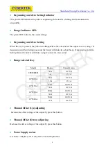 Preview for 6 page of Cybertek CP8000 Series Manual