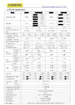 Предварительный просмотр 8 страницы Cybertek DP6000 Series Manual