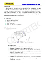 Preview for 4 page of Cybertek DP6020 Manual