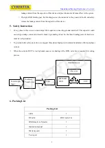 Предварительный просмотр 5 страницы Cybertek EM5040D Manual