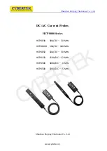 Cybertek HCP8000 Series Manual preview