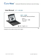 Preview for 1 page of CyberView D117 User Manual