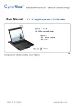 Preview for 1 page of CyberView H117 Manual