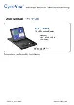 CyberView RKP7 User Manual preview