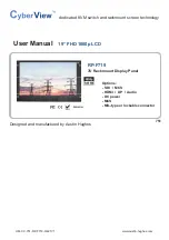 Preview for 1 page of CyberView RP-F719 User Manual