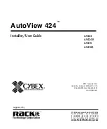 Cybex Computer Products AV416 Installer And User Manual preview