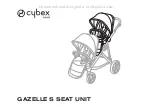 CYBEX gold GAZELLE S SEAT UNIT Operation User'S Manual предпросмотр