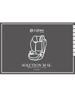 Cybex Silver SOLUTION M SL User Manual preview