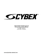 CYBEX 11060 Owner'S And Service Manual предпросмотр