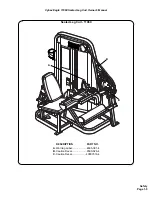 Preview for 11 page of CYBEX 11060 Owner'S And Service Manual