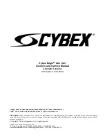 Preview for 3 page of CYBEX 11070-999 H Owner'S And Service Manual