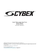 Preview for 3 page of CYBEX 16080 Owner'S Manual