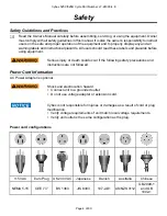 Предварительный просмотр 4 страницы CYBEX 525C Owner'S Manual