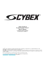 Preview for 3 page of CYBEX 770T-CT Owner'S Manual