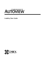 CYBEX AUTOVIEW COMMANDER - Installer/User Manual preview