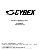 Preview for 3 page of CYBEX CP-20665 Owner'S Manual