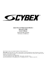 Preview for 3 page of CYBEX CP-20794 Owner'S Manual