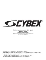 Preview for 35 page of CYBEX CP-21072 Owner'S Manual