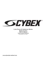 Preview for 1 page of CYBEX CP-21073 Owner'S Manual