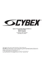 Preview for 3 page of CYBEX CP-21073 Owner'S Manual