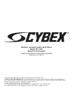 Preview for 63 page of CYBEX CP-21073 Owner'S Manual