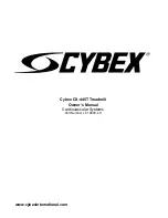 CYBEX CX-445T Owner'S Manual предпросмотр