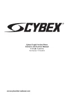 Preview for 1 page of CYBEX Eagle 11150 Owner'S And Service Manual