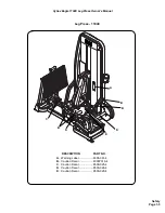 Preview for 11 page of CYBEX Eagle Leg Press Owner'S Manual