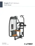 CYBEX Eagle NX Pulldown Owner'S Manual preview