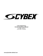 CYBEX Eagle Row Owner'S And Service Manual preview