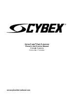 CYBEX Eagle Owner'S And Service Manual preview