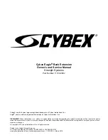 Preview for 3 page of CYBEX Eagle Owner'S And Service Manual