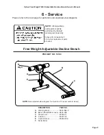 Preview for 15 page of CYBEX Free Weight 45 Back Extension 16021 Owner'S And Service Manual