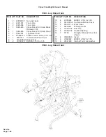 Preview for 130 page of CYBEX Free Weight Owner'S Service Manual