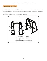 Preview for 6 page of CYBEX Plate Loaded 16120 Smith Press Owner'S Manual