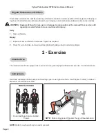 Preview for 10 page of CYBEX Plate Loaded Incline Press Owner'S And Service Manual