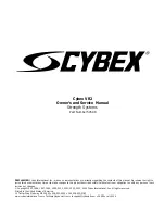 Preview for 3 page of CYBEX VR2 Owner'S And Service Manual