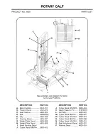 Preview for 200 page of CYBEX VR2 Owner'S And Service Manual