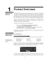 Preview for 7 page of CYBEX XP4010 Installer/User Manual