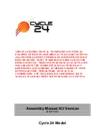 Preview for 1 page of Cycle 24 90 MPH KIT Assembly Manual