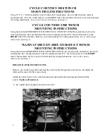 Preview for 4 page of Cycle Country 25-4210 Owner'S Manual