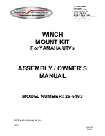 Предварительный просмотр 1 страницы Cycle Country 25-5193 Assembly & Owners Manual